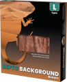 REPTO BACKGROUND BROWN 91x46x46