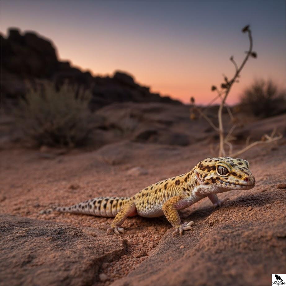 Gekončík nočný (Eublepharis macularius)