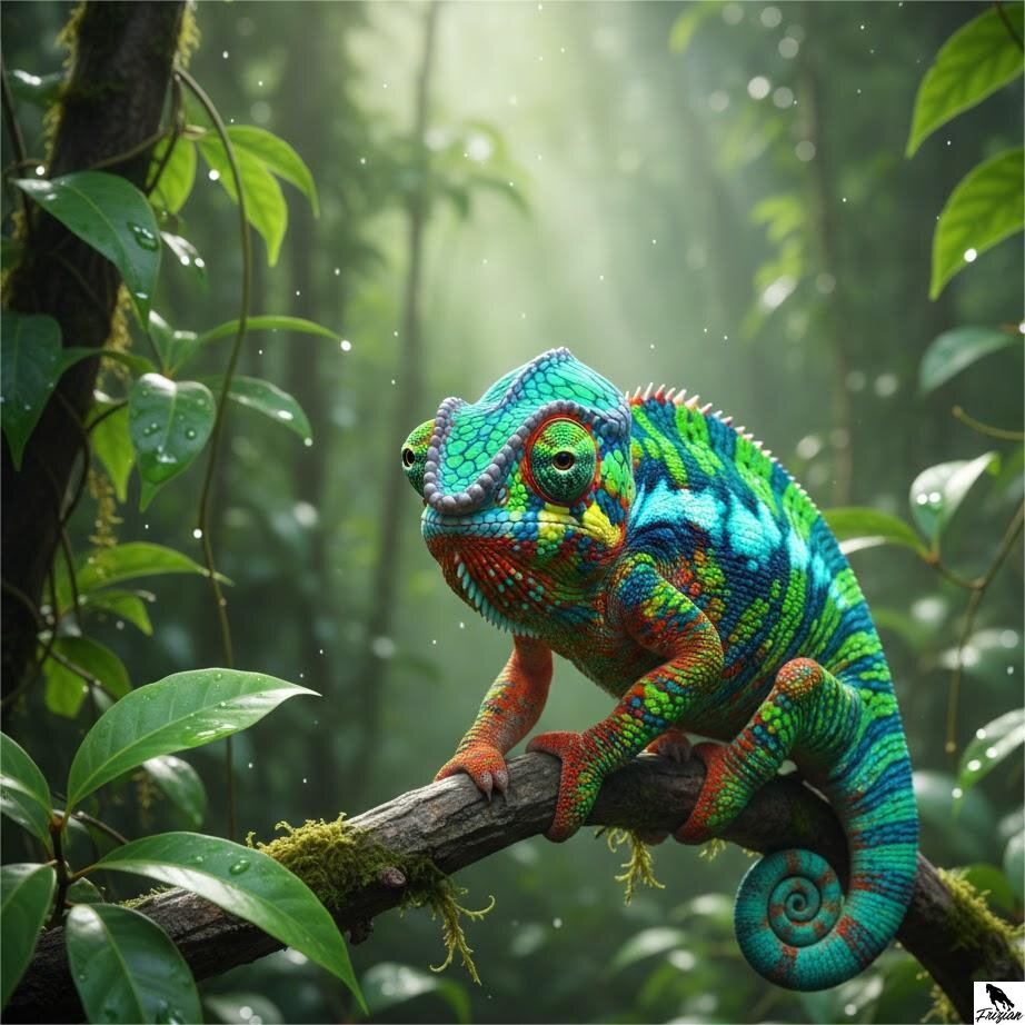 Chameleón pardálí (Furcifer pardalis)