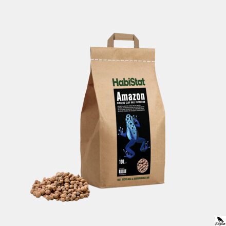 HABISTAT AMAZON PORÚCAJÚCA HLINOVÁ GUĽA FILTRAČNÝ PODKLAD 10 LITROV.