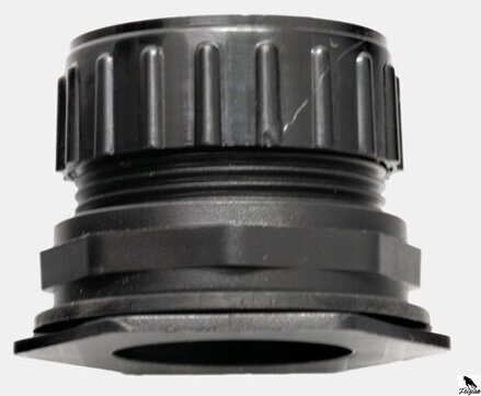 1½" - 50 mm-es átvezetőgyűrű menetes dugóval