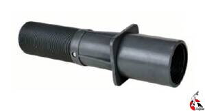 ABS стенен уплътнител 50 мм x 2 с резба / 300 мм