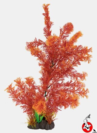 ART RASTLINA 40CM CABOMA ČERVENÁ