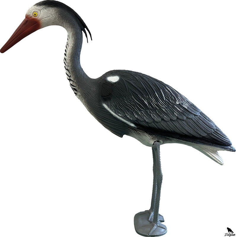 SF DECO BIRD СИВА ЧАПЛА