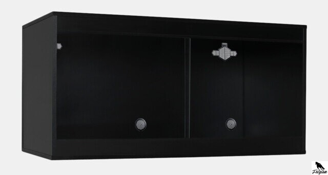 Standard Vivarium Black. 122 X 61 X 61 CM 