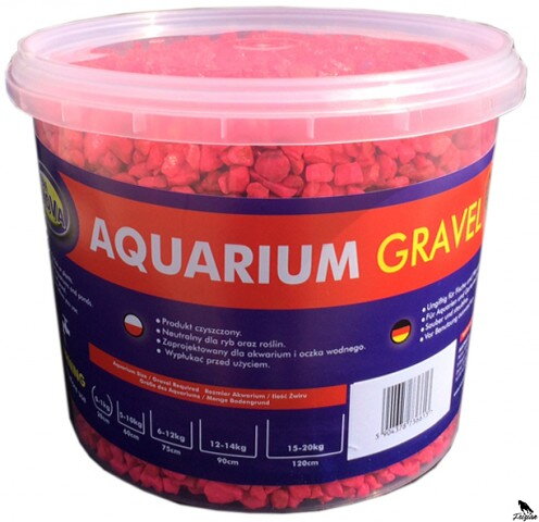  Akváriový štrk fluo ružový 5kg