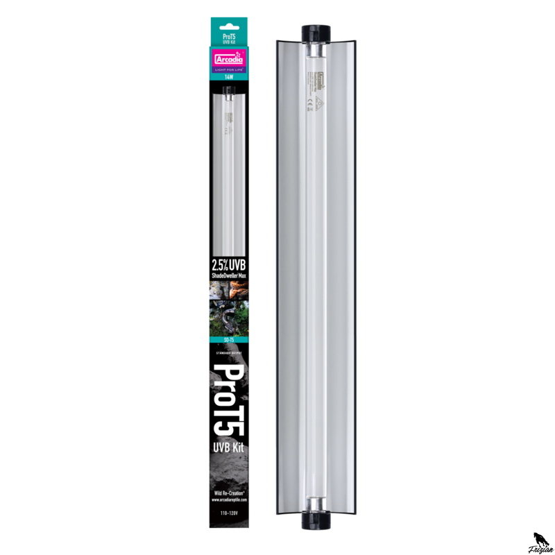 ARCADIA PRO T5 MAX SET SHADEDWELLER 2,5% UVB 14 WATT