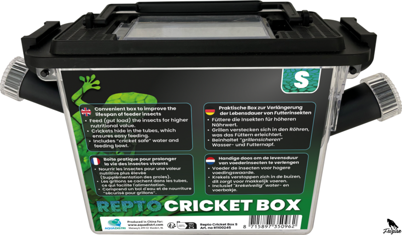 REPTO CRICKET BOX S 21 X 9 X 15CM