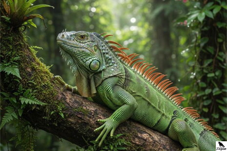Leguán zelený (Iguana iguana)